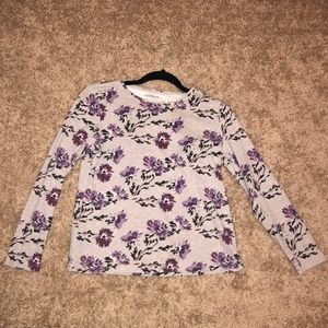 Croft & Barrow Floral Long Sleeve